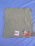 Sage Green Mermaid Embellished Washcloth