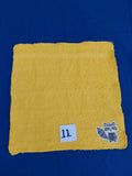 Bright Deep Gold Raccoon Embellished Washcloth