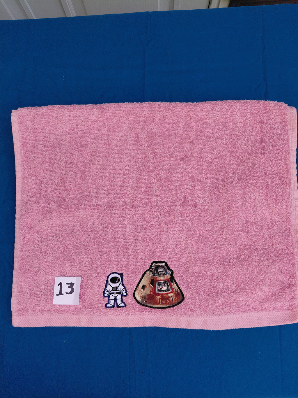 Sage Green Soccer Ball Embellished Washcloth