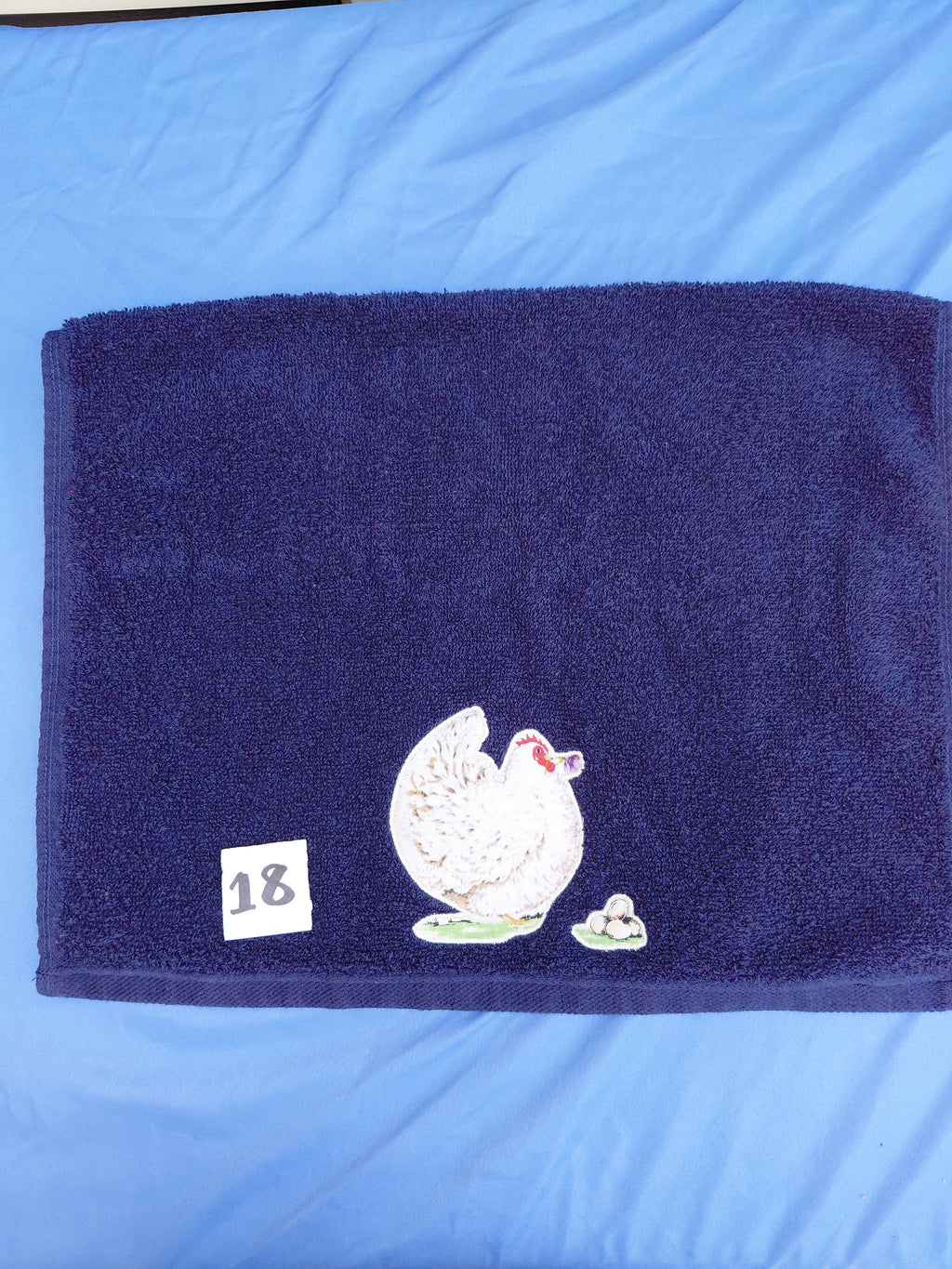 Sage Green Soccer Ball Embellished Washcloth