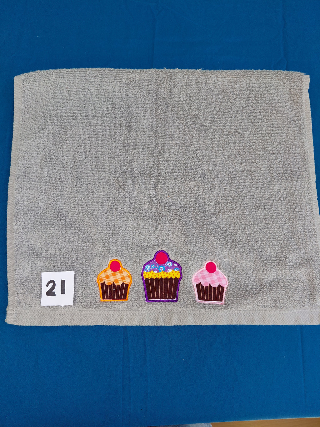 Sage Green Soccer Ball Embellished Washcloth