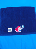 Dark Blue Princess Embellished Hand Towel
