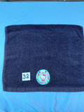 Black Kitty Embellished Hand Towel